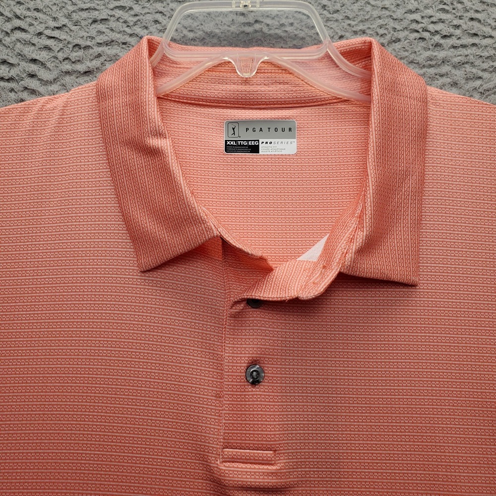 PGA TOUR Pro Series Golf Polo Mens XXL Multi Performance Easy Care Stretch UPF50 - Picture 5 of 8